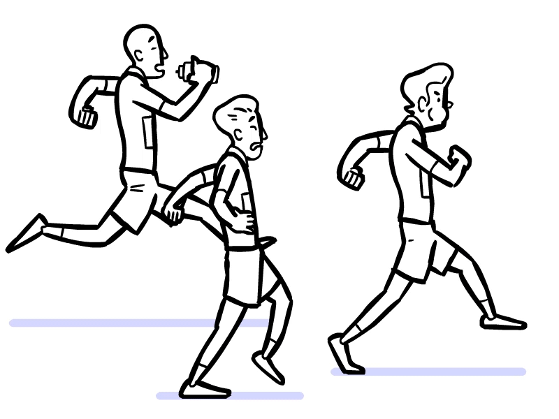 Running fast 2d animation animate cc animation character design loop running walk cycle