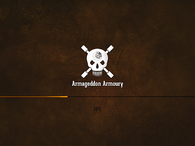 Armageddon Armoury - Loading app branding design icon loading logotype progress web design