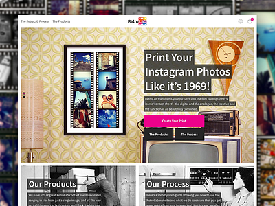 RetroLab canvas ecce media instagram photo print responsive retro