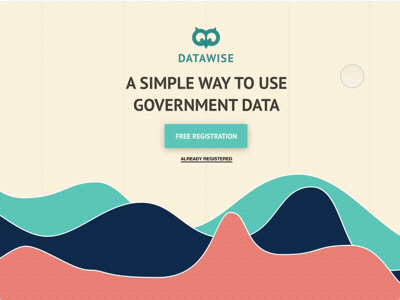 Daily UI #003 - Landing Page ux form web app eccemedia daily ui landing page data chart owl