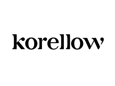 Korellow design didone logo design logotype tropical typography