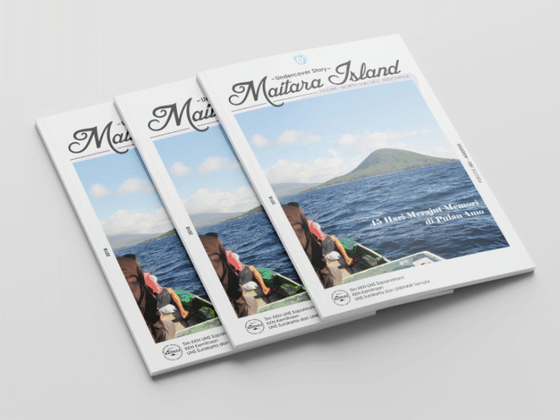 Undercover Story : Maitara Island design graphic design layout magazine