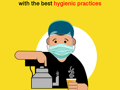 Best Hygienic Practices adda break cha chai design graphic design hygiene illustration logo tea vector