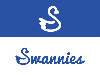 Swannies Footwear footwear golf logo