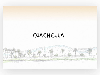 Coachella Website 2020 concert design event festival homepage interaction layout motion parallax scroll scroll animation ui ux web website