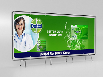 Dettol Soap Banner Design