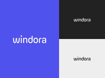 Windora | Logo Concept branding clean door glass logo logomark logotype modern shine star startup window