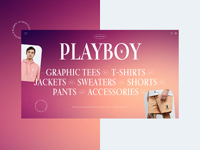 Pacsun X Playboy - Website Design Concept 👯‍♀️ branding clothing creative design graphic desgin pacsun playboy product design typogaphy ui web web design
