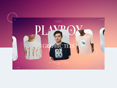 Pacsun X Playboy - Website Design Concept 👯‍♀️ branding creative design graphic desgin pacsun playboy product design typogaphy ui web web design