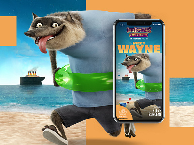 Hotel Transylvania 3 Website Redesign branding creative design entertainment graphic design mobile design mockup design typogaphy ui web web design