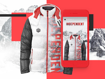 Independent Collection Social Design branding creative design graphic desgin mobile design mockup design product design snowboarding typogaphy web web design