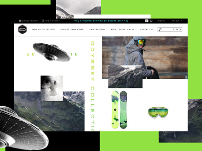 Odyssey Collection Website Design