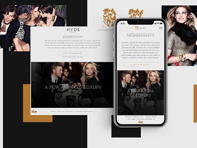 HYDE Society Website Redesign branding creative design graphic desgin mobile design mockup design typogaphy ui web web design