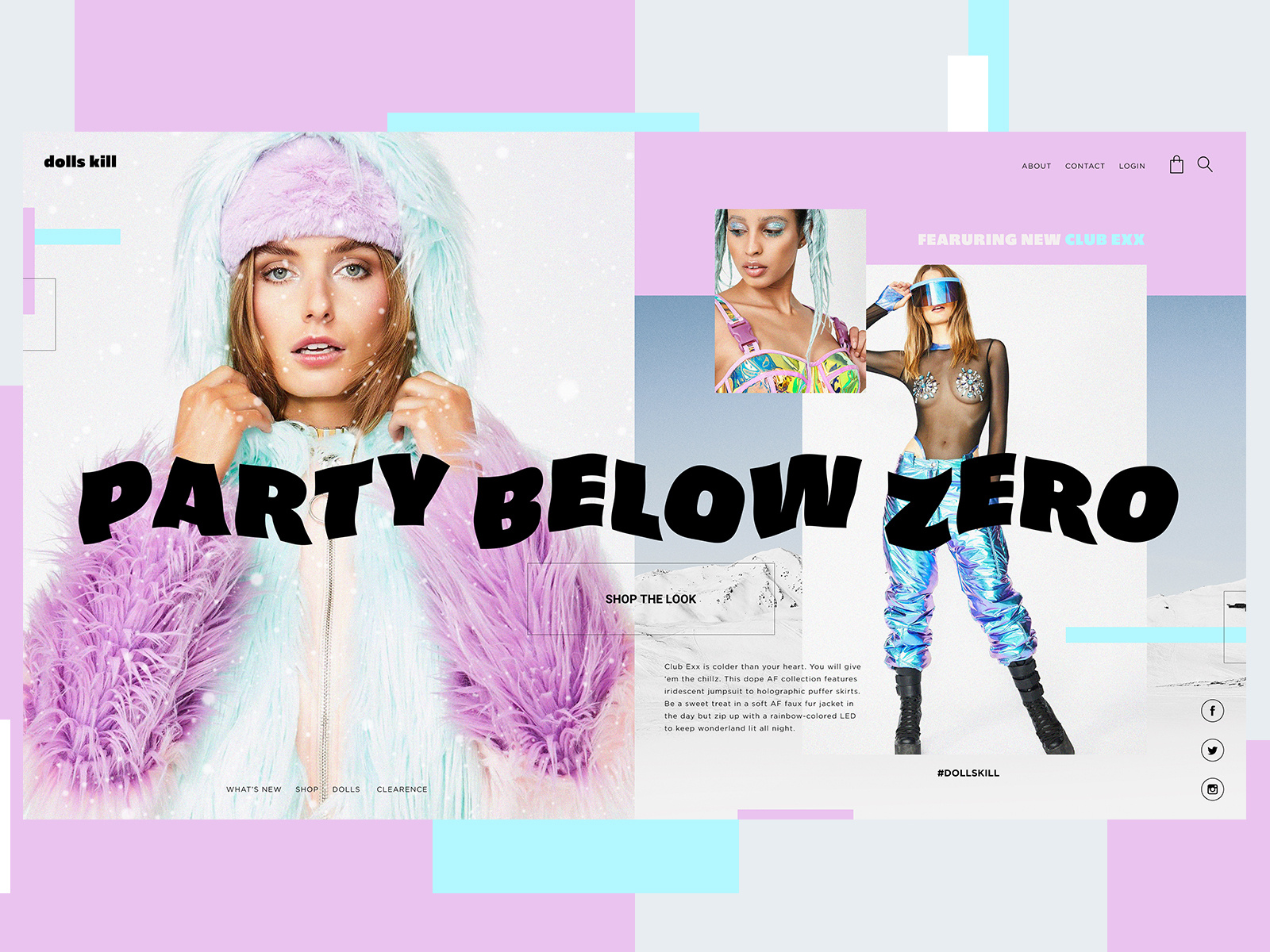 Dolls Kill site Design Concept by gauge on Dribbble