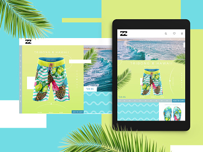 Billabong Website Design Concept branding clothing brand creative design graphic desgin mockup design surf typogaphy ui web web design