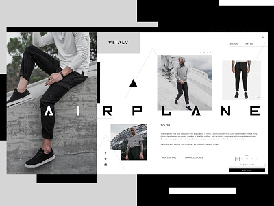 Vitaly Website Design Concept