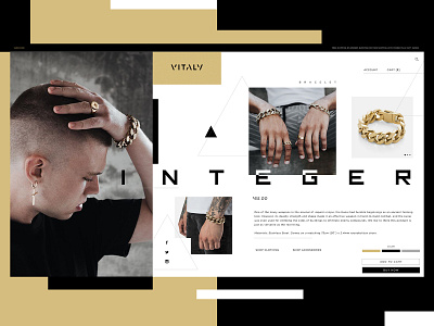 Vitaly Website Design Concept