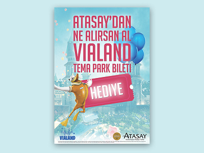 Campaign Poster atasay disney duck entertainment gift jewelry park poster rollercoaster temapark tycoon vialand