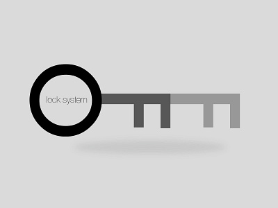 OFF Lock System Logo erdem grey icon key lock logo minimal off ozkan system type typo