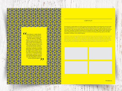 Indesign Portfolio Template brochure business clean design envato freelance graphicriver grey indesign portfolio seamless yellow