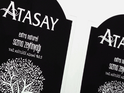 Atasay Oliveoil 2014 atasay concept design jewelry label new oliveoil package silver year zeytinyağı
