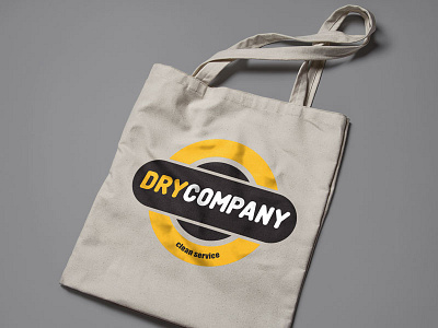 Dry Company Identity bag clean company dry erdem icon identity logo minimal ozkan rightpage yellow