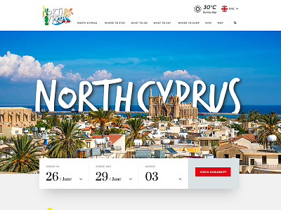North Cyprus Web cyprus erdemozkan myislandnorthcyprus north rightpage ui ux web