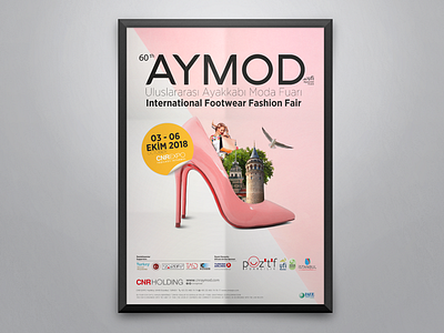 AYMOD Fair Poster ayakkabı aymod fair istanbul poster shoes