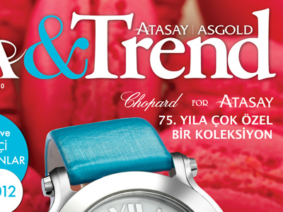 A&Trend Magazine Cover - Summer 2012 behance concept cover erdem graphic jewelry magazine print summer trend