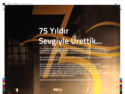 Atasay 75 year Ad Design 75 ad atasay design erdem magazine newspaper ozkan poster print year