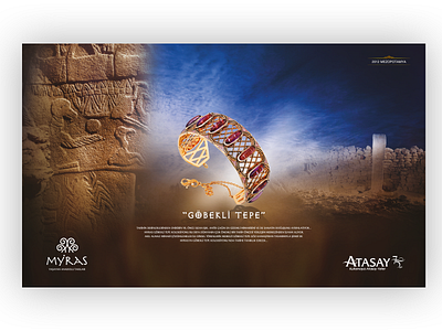 Atasay Myras Göbeklitepe advertising atasay erdemozkan jewelry myras poster