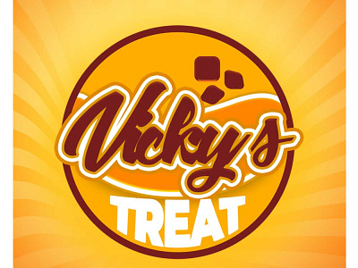 Vicky's Treat Logo branding design graphic design logo