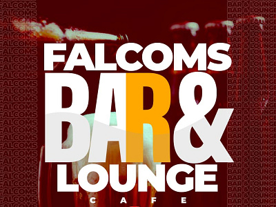 FALCOMS BAR & LOUNGE branding design graphic design logo