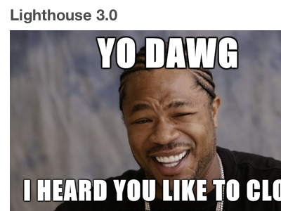 Lighthouse 3.0 coding lighthouse safari yodawg