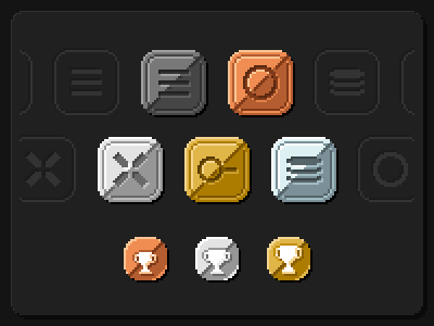 Stripe CTF3 Trophies icons