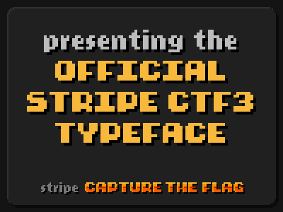 Stripe CTF3 Font downloadable type