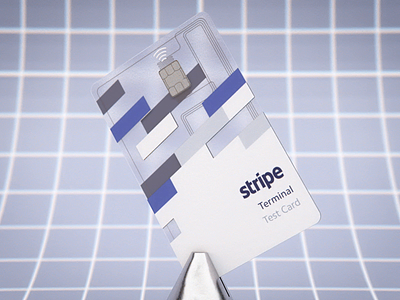 Stripe Terminal Test Card 3d