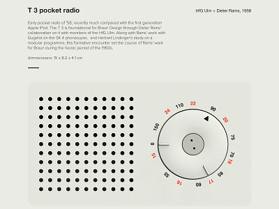 T 3 Pocket Radio branding design typography ui ux