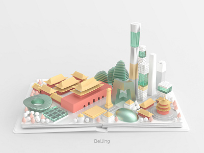 City Beijing illustration