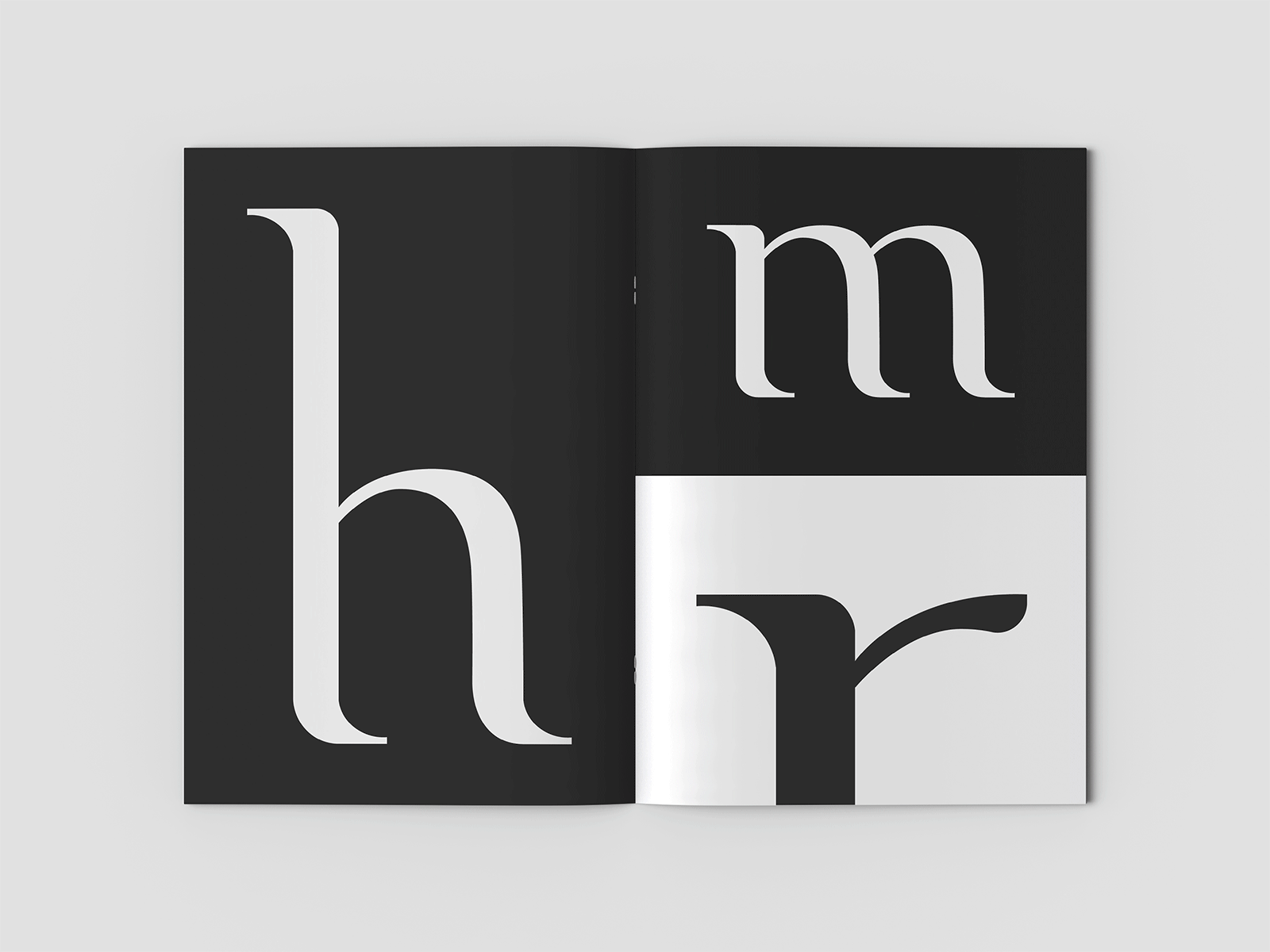 "barna" - Serif Typeface Design // Animated Booklet Promo