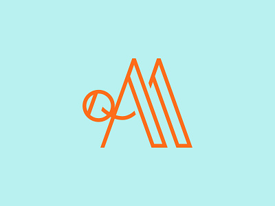 QAM Monogram branding logo monogram typography