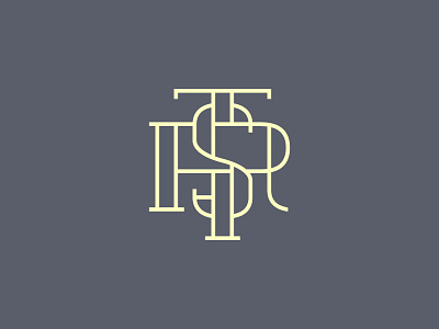TRS Monogram branding logo monogram typography