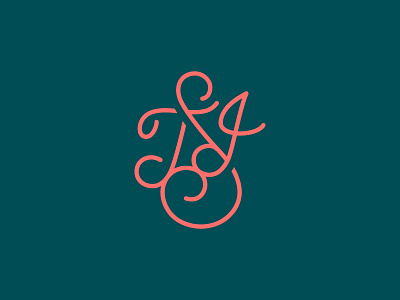 Monogram logo monogram typography wedding