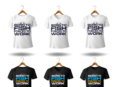 Fishing T-Shirt B&W branding clothes design fishing graphic design illustration jeans kaosmurah logo ui vector