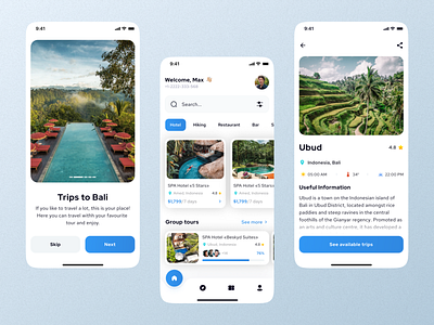 Traveling | Travel App | Journey app bali design journey mobile travel travelapp ubud ui ux