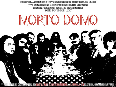 Morto-Domo film poster cinema film graphic design illustration poster vector