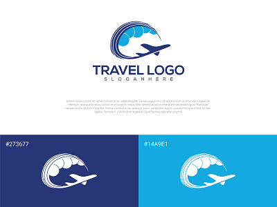 Modern Travel Logo Template Design logo logo design logo template modern modern travel logo travel travel logo