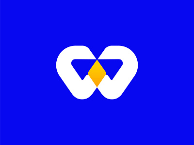 Modern W Letter Logo Mark branding creative design latter logo logo logo design logo mark modern modern logo design w latter