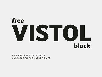 Free Vistol Black Fonts