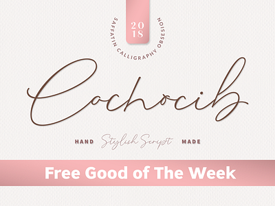 Free Cochocib Script Fonts